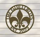 Family Name Sign w Emblem and Year