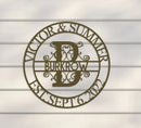 Deluxe Wedding Monogram Sign