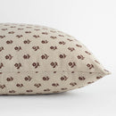Pippa Brown Floral Pillow Cover