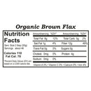Organic Brown Flaxseed | 1.75 lb | Pack of 2 | Shipping Included | Grain Place Foods