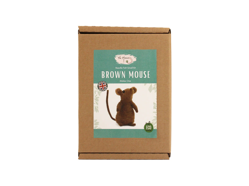 Felting Kit - Brown Mouse Needle Felt Kit