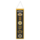 Boston Bruins 8" x 32" Wool Banner