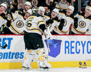 Linus Ullmark 1st NHL Goal Boston Bruins 8" x 10" Hockey Photo