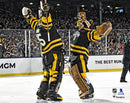 Linus Ullmark & Jeremy Swayman 2023 Winter Classic Boston Bruins 8" x 10" Hockey Photo