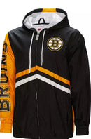 Boston Bruins Mitchell & Ness NHL Undeniable Full-Zip Windbreaker Jacket