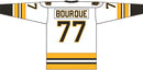 Ray Bourque Boston Bruins Mitchell & Ness White 1989/90 Captain Patch Blue Line Jersey