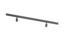 Lew’s Round Bar Series Black Stainless Steel Cabinet Knobs and Pulls