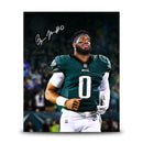 Bryce Huff Philadelphia Eagles Autographed 11" x 14" Blackout Football Photo