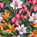 Lilies on Dark Background Wallpaper