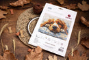 Cocker Spaniel Counted Cross-Stitch Kit by Luca-S BU5058L