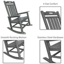 RESINTEAK New Classic Outdoor Rocking Chair