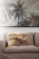 Bubble Boho Throw Pillow