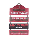 Tampa Bay Buccaneers Wooden Man Cave Dangle Sign