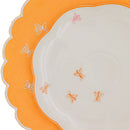 Bumble Voyage Scalloped Dinner Plate - Case of 12 Plates (+3 Bonus Plates)