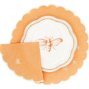 Bumble Voyage Scalloped Dinner Plate - Case of 12 Plates (+3 Bonus Plates)
