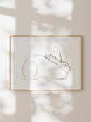 Bunny Charcoal Sketch
