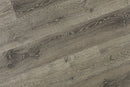 WPC Vinyl Rigid Core 9" Width 60" RL 9.5mm Thick, 1.5mm IXPE Burnished Fossil Romulus Floors - Mazzia Collection profile view