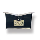 ButterFly Box in TEXTURED MATT JET BLACK - Wall Mount Mailbox