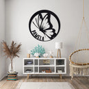 Butterfly Name Sign