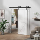 Bypass Sliding Barn Door Hardware Kit Basic I Pulley (No Door)