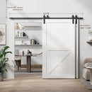 Bypass Sliding Barn Door Hardware Kit Basic I Pulley (No Door)