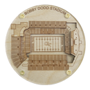 Atlanta, Georgia Coaster Art (Bobby Dodd Stadium)