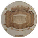 Lincoln, Nebraska Coaster Art (Memorial Stadium)
