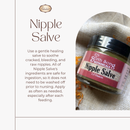 Nipple Salve Herbal Nipple Cream for Breastfeeding Comfort, Unscented