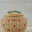 Strawberry Wicker Basket