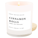 Cinnamon Rolls Soy Candle - White Jar - 11 oz