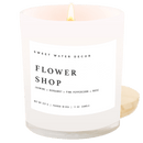 Flower Shop Soy Candle - White Jar - 11 oz