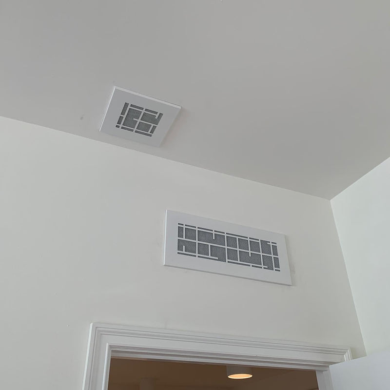 CleanVent Contemporary Pattern - Custom Vent Cover - AC Ceiling Vent