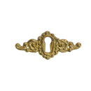 Keyhole Cover, cast brass, ornate