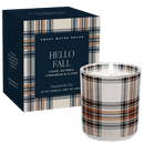 Hello Fall Soy Candle - Boxed Tinted Glass Jar - 12 oz