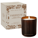 Farmhouse Soy Candle - Boxed Amber Tinted Glass Jar - 12 oz