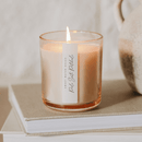 Palo Santo Patchouli Soy Candle - Tinted Glass Jar - 12 oz
