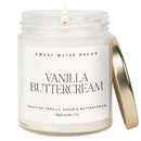 Vanilla Buttercream Soy Candle - Clear Label - 9 oz