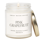 Pink Grapefruit Soy Candle - Clear Jar - 9 oz