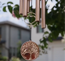 Gift Bundle - Memorial Wind Chime – Whispering Hearts™ Collection – Platinum Rose Personalized 30”