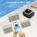 WYBOT C1 Cordless Robotic Pool Cleaner Gray