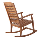Telluride Oiled Teak Outdoor Patio Rocking Chair