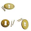Detailed Brass Keyhole Cover