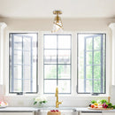 7 Inch Walker 1-Light Semi-Flush Mount Ceiling Light