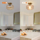 9 Inch Gerald 1-Light Semi-Flush Mount Ceiling Light