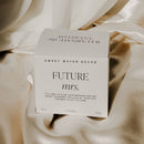 Future Mrs. Soy Candle - Ribbed Glass Jar with Box - 12 oz