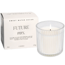 Future Mrs. Soy Candle - Ribbed Glass Jar with Box - 12 oz