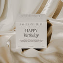 Happy Birthday Soy Candle - Ribbed Glass Jar with Box - 12 oz