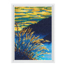 Sun in the Clouds Golden Sunset Mini Counted Cross Stitch Kit by RTO C418