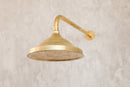 Unlacquered Brass Shower Set Head & Handheld Set