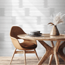 Abstract Wallpaper with Horizontal Brush Strokes in Light Gray - C685